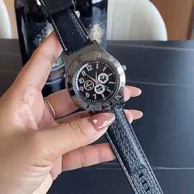 New Military USB Lighter Watch Men's